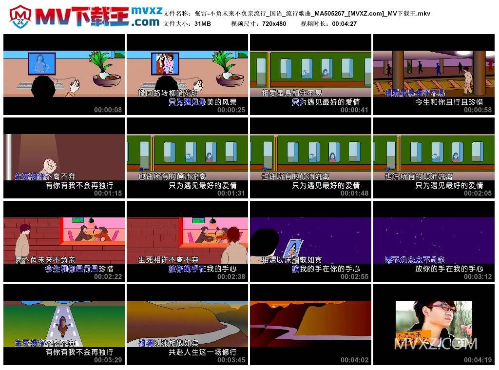 张雷-不负未来不负亲流行_国语_流行歌曲_MA505267